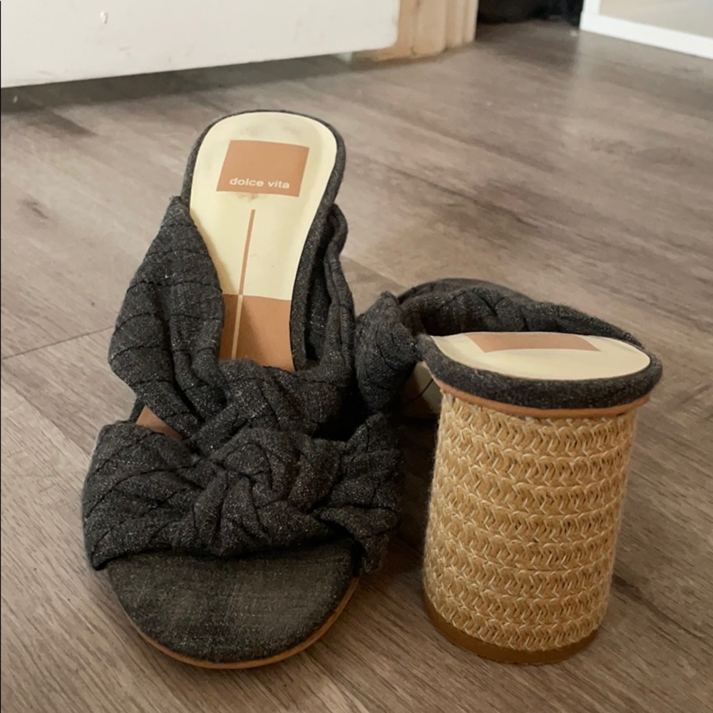 Dolce Vita Heeled Mule Open Toe Sandals